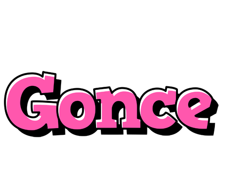 Gonce girlish logo