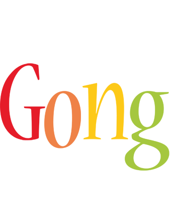 Gong birthday logo