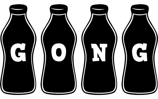 Gong bottle logo