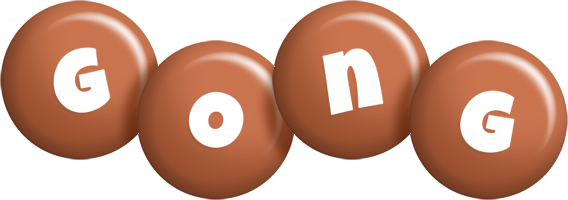 Gong candy-brown logo