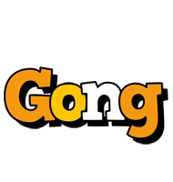 Gong cartoon logo