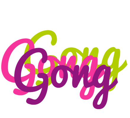 Gong flowers logo