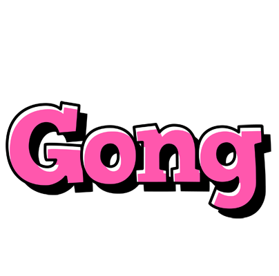 Gong girlish logo