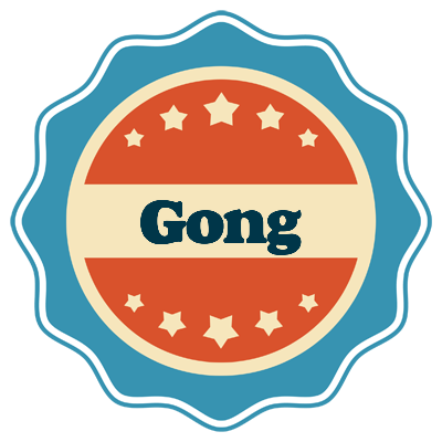 Gong labels logo
