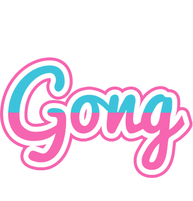 Gong woman logo