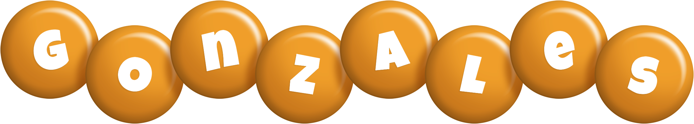 Gonzales candy-orange logo