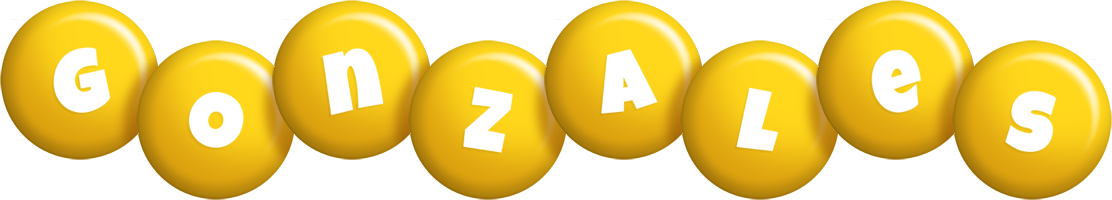 Gonzales candy-yellow logo