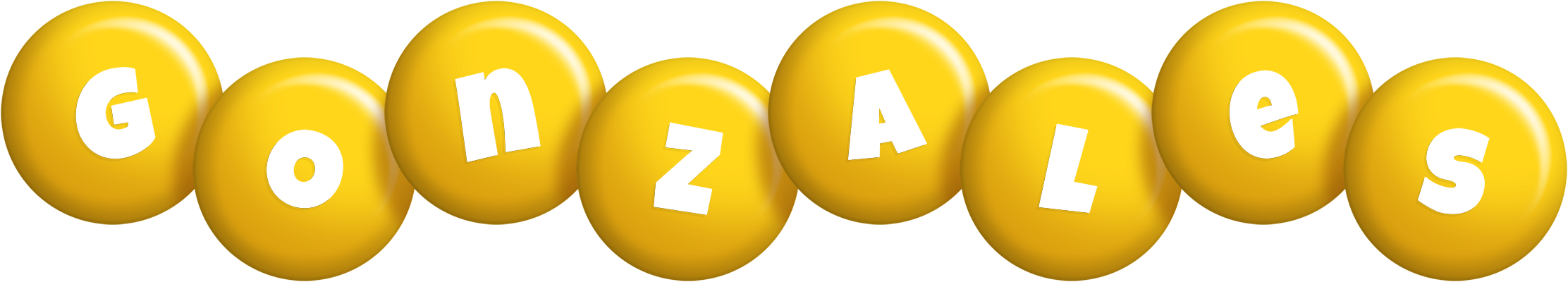 Gonzales candy-yellow logo