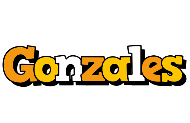 Gonzales cartoon logo