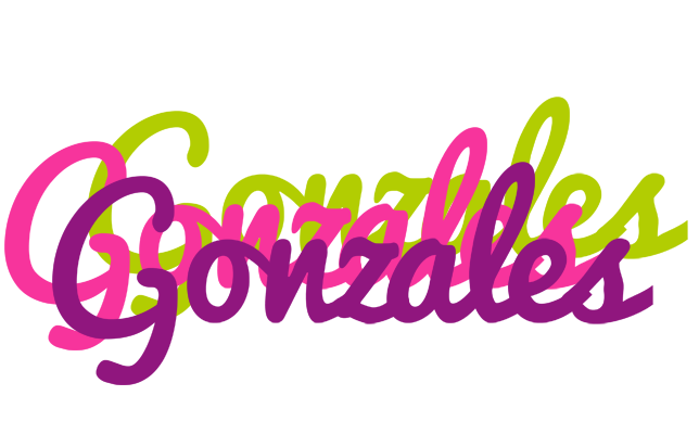 Gonzales flowers logo