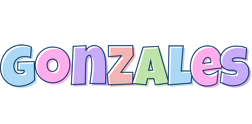 Gonzales pastel logo
