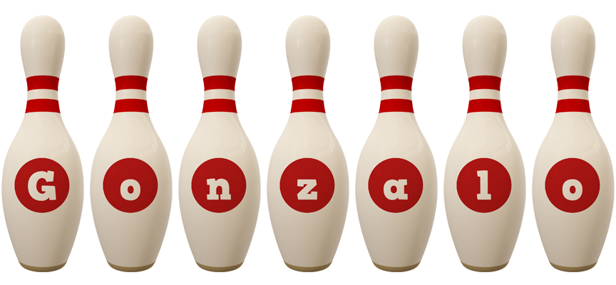 Gonzalo bowling-pin logo