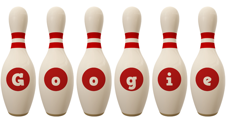 Googie bowling-pin logo