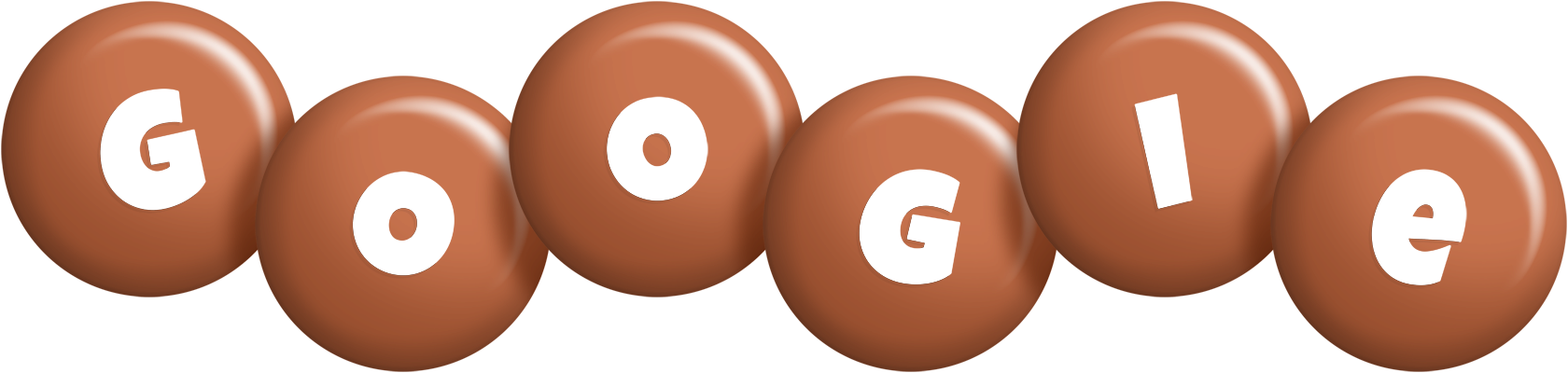 Googie candy-brown logo