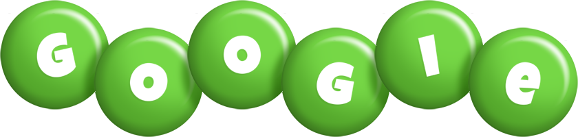 Googie candy-green logo