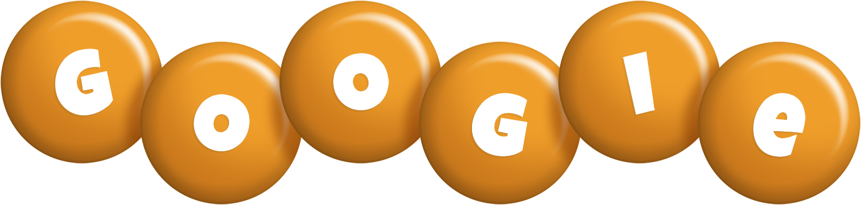 Googie candy-orange logo