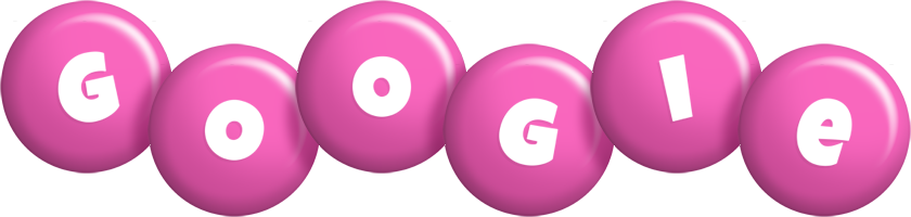 Googie candy-pink logo