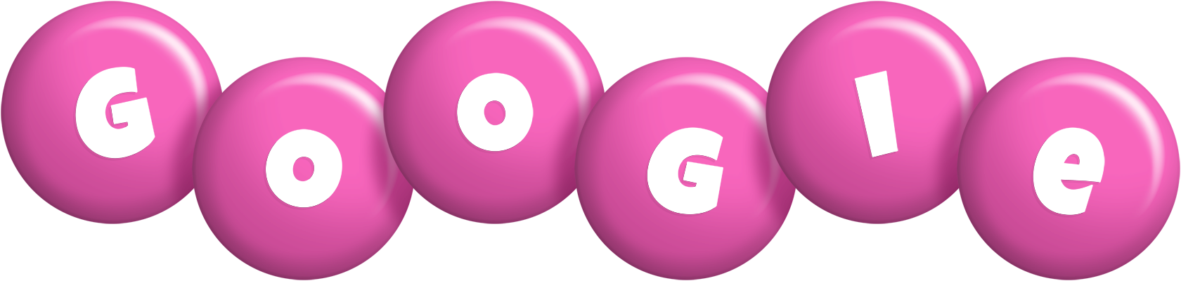 Googie candy-pink logo