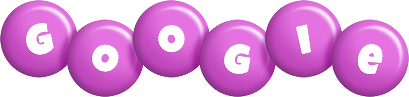 Googie candy-purple logo