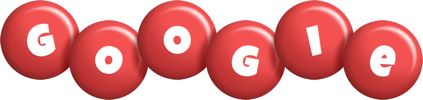 Googie candy-red logo