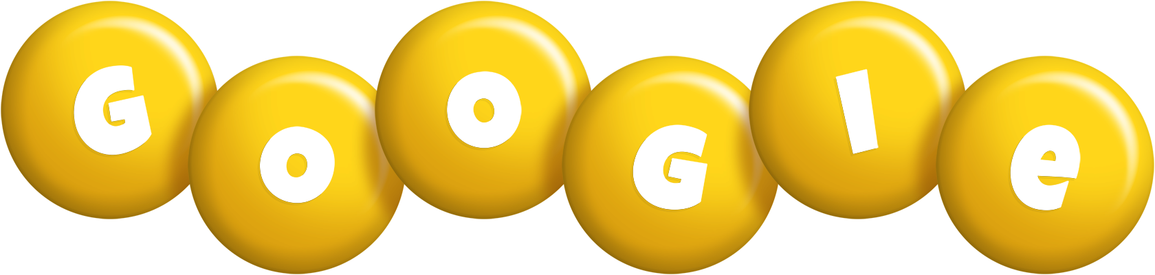 Googie candy-yellow logo