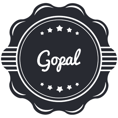 Gopal badge logo