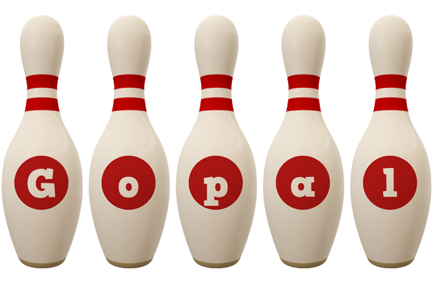 Gopal bowling-pin logo