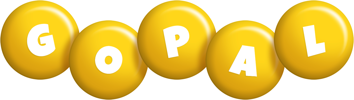 Gopal candy-yellow logo