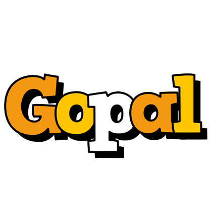 Gopal cartoon logo