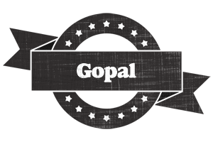Gopal grunge logo