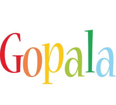 Gopala birthday logo