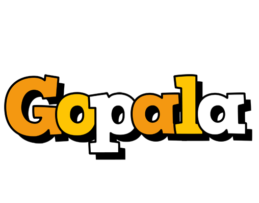 Gopala cartoon logo