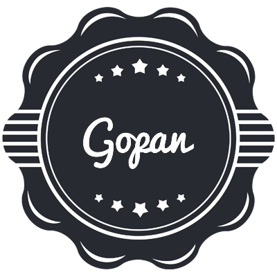 Gopan badge logo