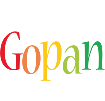 Gopan birthday logo