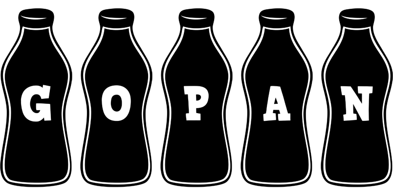Gopan bottle logo
