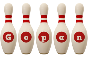 Gopan bowling-pin logo