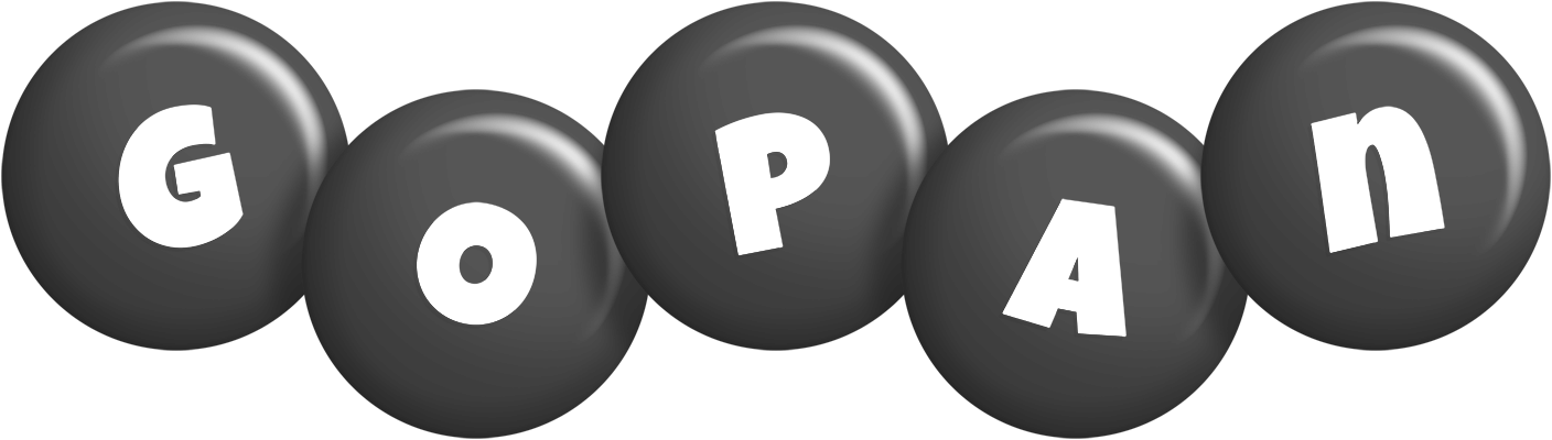 Gopan candy-black logo