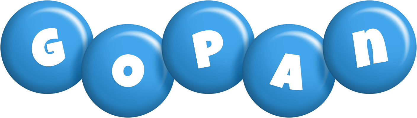 Gopan candy-blue logo