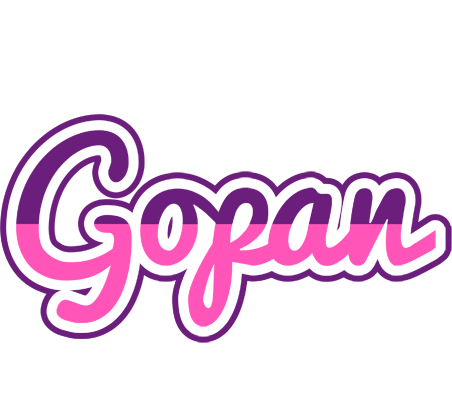 Gopan cheerful logo
