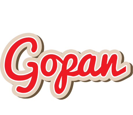 Gopan chocolate logo