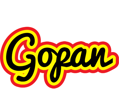 Gopan flaming logo