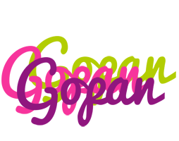 Gopan flowers logo