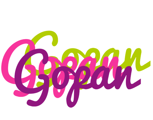 Gopan flowers logo