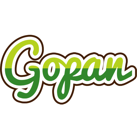 Gopan golfing logo