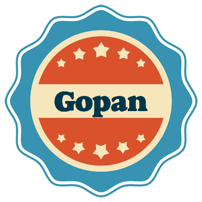 Gopan labels logo
