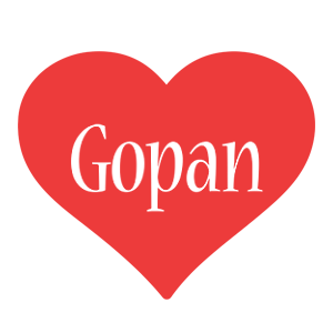 Gopan love logo