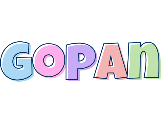 Gopan pastel logo