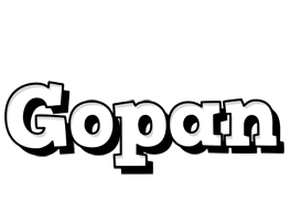 Gopan snowing logo