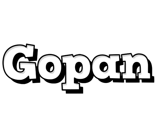 Gopan snowing logo