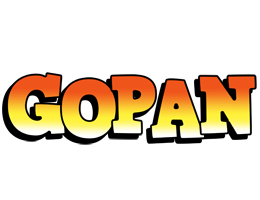 Gopan sunset logo